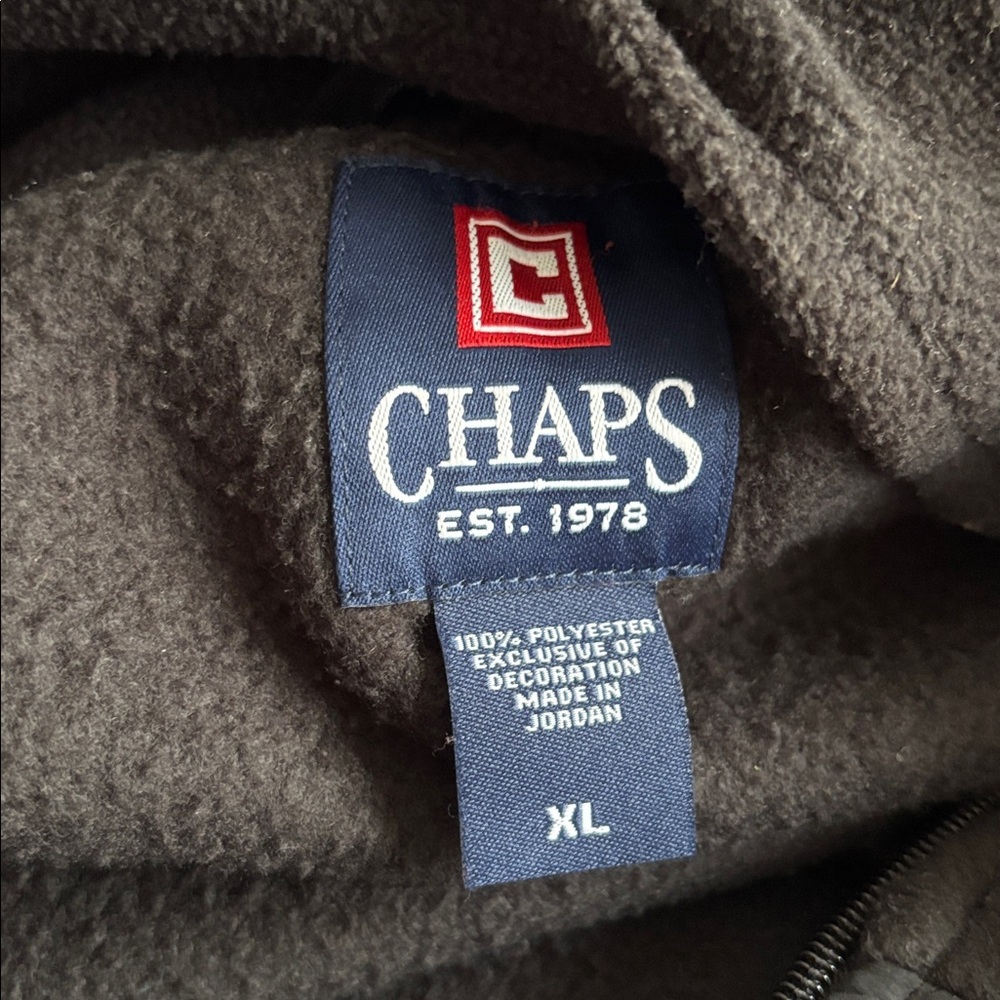 Chaps Black and Gray Performance Jacket - Picture 2 of 2
